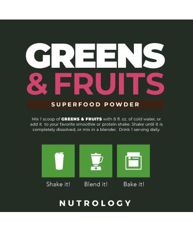 Nutrology Greens & Fruits Powder-Naturally Sourced Superfood Chocolate (30 Servings) Zen Natural Magnesium Supplement (30 Servings) - Buy Online on GoSupps.com