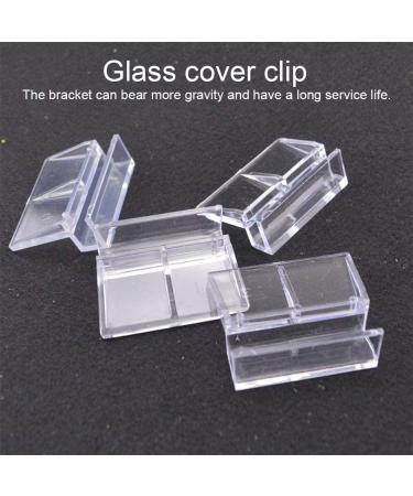 10pcs Universal Lid Clips for Rimless Aquariums - 6mm Aquarium Cover Clips for Acrylic and Glass Tanks - Buy Online on GoSupps.com