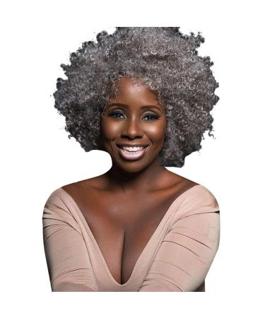 Wig Women Silver Wavy Curly Curly Synthetic 80s 60s 50s 70s Hair