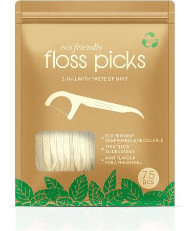 Buy 75pcs Portable Soft Toothpicks - Travel & Home Use | Fresh Breath Essentials - Buy Online on GoSupps.com