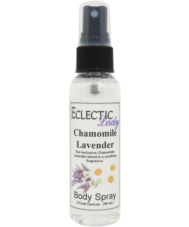 Chamomile Lavender Body Spray 2 ounces Body Mist for Women with Clean Light & Gentle Fragrance Long Lasting Perfume with Comforting Scent for Men & Women Cologne with Soft Subtle Aroma For Daily 2 Fluid Ounces