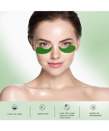 60 PCS Aloe Vera Eye Masks - Gel Collagen Under Eye Patches for Puffy Eyes Dark Circles & Anti-Aging Treatment - Buy Online on GoSupps.com