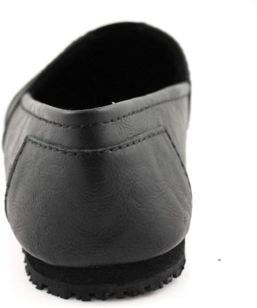 Laforst Women's Non-Slip Work Shoes - Jess PU Slip-On Flats in Black (Size 9) - Buy Online on GoSupps.com