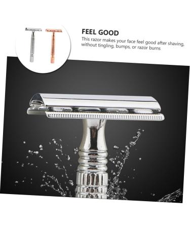 Beavorty 2-in-1 Facial Shaver & Beard Design Tool for Men | Zinc Alloy Manual Razor for Precision Grooming - Buy Online on GoSupps.com