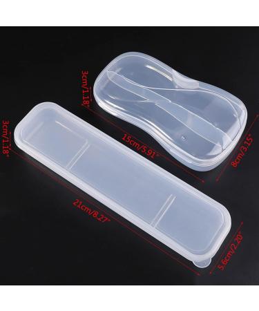 Portable Transparent Plastic Tableware for Case Spoon Fork Storage Box Cutlery O Dish Sets 32 Clearance - Buy Online on GoSupps.com