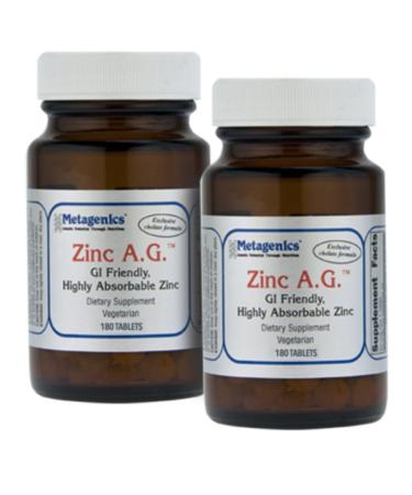 Metagenics Zinc A.G. 180 Tablets - TwinPak