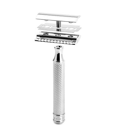 MHLE TRADITIONAL R89 Double Edge Safety Razor - Premium Barbershop Quality Razor for Men - Buy Online on GoSupps.com