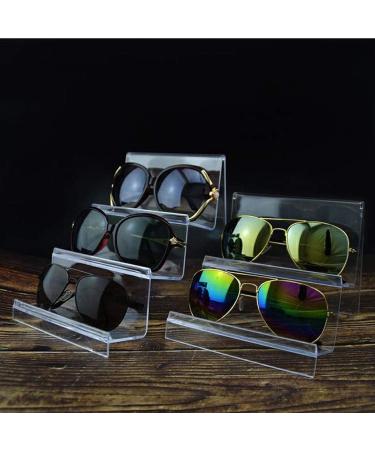 Multi-Layered Transparent Glass Stand - Multifunctional Ornaments for Sunglasses | Ett Warehouse - Buy Online on GoSupps.com