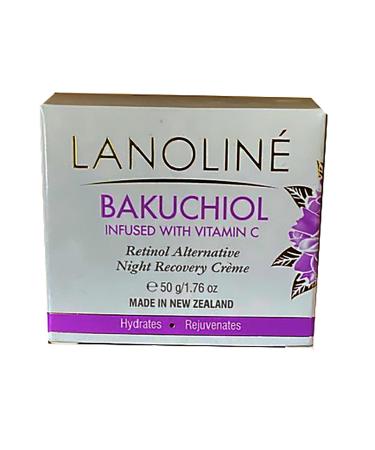 Buy Lanoline Bakuchiol Night Recovery Cream with Vitamin C | Retinol Alternative for Youthful Skin - 1.76oz - Buy Online on GoSupps.com
