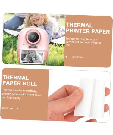 HOMSFOU 6 Rolls Instant Camera Refill Label Thermal Refill for Instant Camera Paper White - Buy Online on GoSupps.com