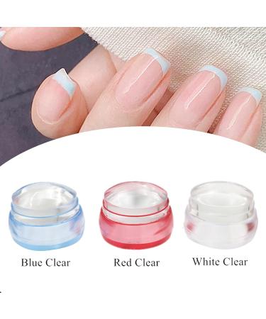 Bodhi2000 Nail Art Stamp Set Wiping-Resistant Silicone Nail Stamp for DIY Nail Decoration Transparent/Red Manicure Tool for Stunning Nail Designs - Buy Online on GoSupps.com
