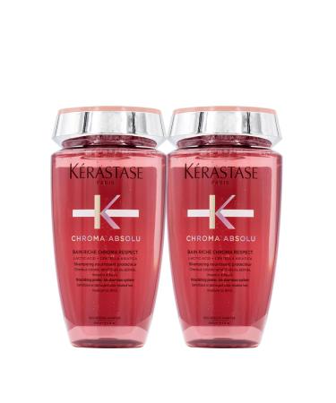 Kerastase Chroma Absolu Bain Riche Chroma 250ml Pack x2