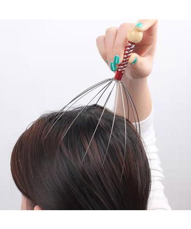 2pcs Octopus Shape Head Scratcher - Stainless Steel Wire Body for Stress Relief & Relaxation | Dijiusidy | International Shipping - Buy Online on GoSupps.com