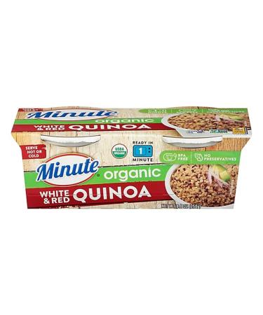 Minute Ready to Serve Quinoa Rice - White & Red, 3 Pack, 4.4 oz Cups - Buy Online on GoSupps.com