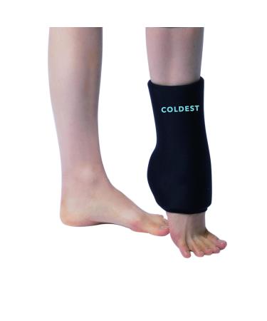 Coldest Ankle Foot Ice Pack Wrap - 360 Cold Gel Pack for Sprained Ankles, Plantar Fasciitis, Achilles Tendonitis - Freezable & Reusable (Standard) - Buy Online on GoSupps.com