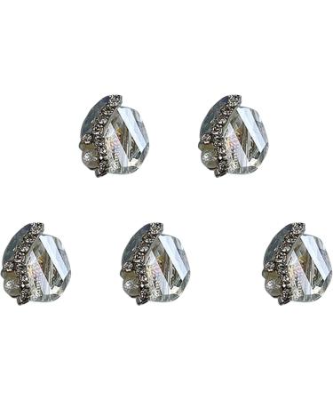 FEIlei Nail Crystal Rhinestones 3D Nail Diamonds Glass Metal Nails Gems Jewels Stone - Buy Online on GoSupps.com