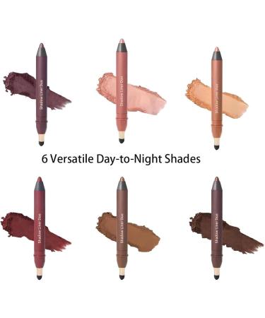 Duo d'Ombres Paupi res Hautement Pigment es Crayon Paupi res Waterproof et Anti-Bouteille Crayon Mat Look Naturel - Buy Online on GoSupps.com