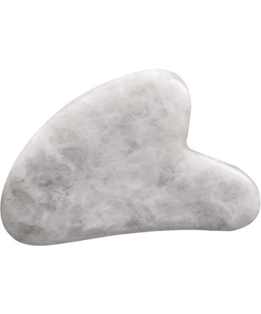 Lovionus89 Crystal Jade Gua Sha Stone Board | Cockroach Massage Tools for Spa Acupuncture & Trigger Point Therapy - White Jade - Buy Online on GoSupps.com
