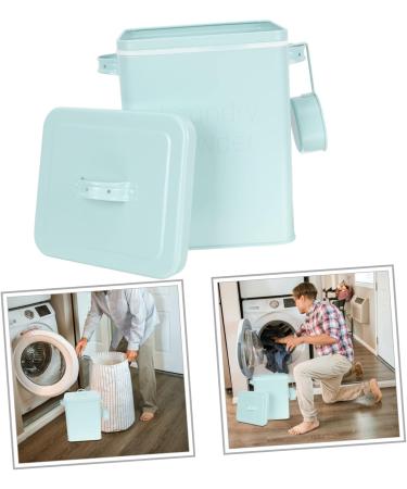 ORFOFE Box Dispenser Washing Laundry Laundry Bucket Softener Beads Iron 1 count (Pack of 1) Light Green - Buy Online on GoSupps.com