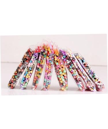 Soft ceramic stripPack Of 50 Cute Nail Art Canes Sticks Manicure Canes 3D Fruit Pattern Slices Perfect For Diy Crafts Cellphone Decoration Nail Art Decoration(Fruit) - Buy Online on GoSupps.com