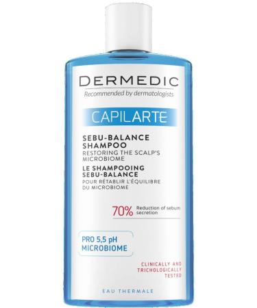 DERMENA DERMEDIC Capilarte Sebu Balance Shampoo for Skin Balancing Microbiome 300 ml