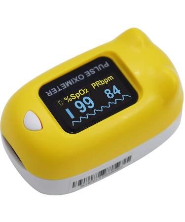 CONTEC Fingertip Pulse Oximeter Blood Oxygen Saturation Monitor For Small Finger PR Value Waveform Oxygen Monitor with lanyard