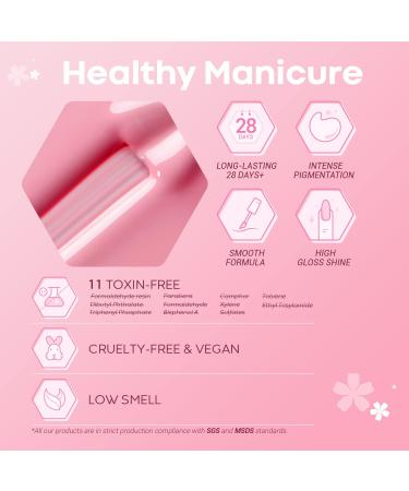 Modelones Gel Nail Polish Kit Starter with UV Lamp - 6 Colors Pastel Pink Set with Gel Top & Base Coat - Portable LED Dryer Lamp and Essential Manicure Tools - Perfect Nail Art Kit for Beginners! - Buy Online on GoSupps.com