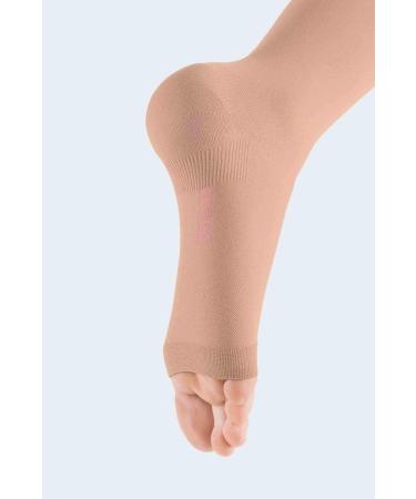 Medi Medive Elegance Women's Compression Stockings CCL2 - Open Tip Triked Edge Caramel - Size VII - Shop Internationally! - Buy Online on GoSupps.com