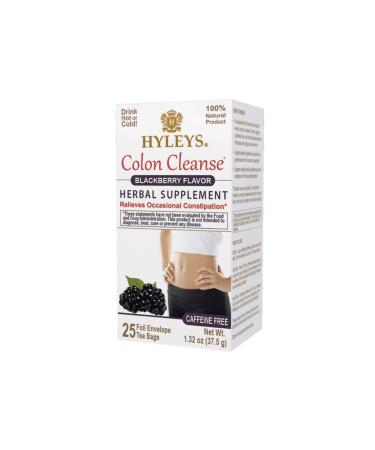 Hyleys Tea Colon Cleanse Blackberry  25 Tea Bags 1.32 oz (37.5 g)