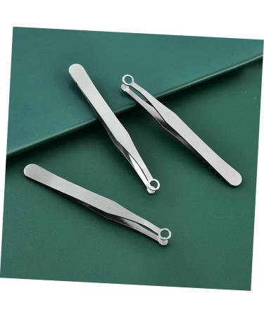 Buy Minkissy Nose Hair Trimmer Set for Men - Stainless Steel Round Nose Hair Clips Eyebrow & Nasal Cutter - 3pcs Yellow - Perfect Grooming Tools for Men - Buy Online on GoSupps.com