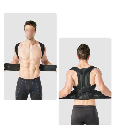 Posture Corrector for Men&Women Back Brace Posture Corrector-Adjustable Breathable Back Straightener Back Corrector Posture Improve and Neck Back Shoulder Pain Relieve (M Black) Medium Black - Buy Online on GoSupps.com