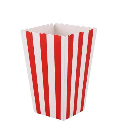 Hundnsney 12 Cinema Treat Party Small Popcorn Bags Boxes red