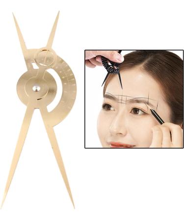 TOOYFUL Brake Caliper Professional Eyebrow Drawing Tool Removable Reusable Tag for Make Up Shaper DIY Symmetrical Tool - Gold - Buy Online on GoSupps.com
