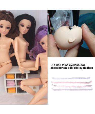 HEALLILY Handmade Doll Eyelashes - Long Natural Fake Eyelashes for Teddy Bear DIY Accessories (4pcs) - International Shipping - Buy Online on GoSupps.com