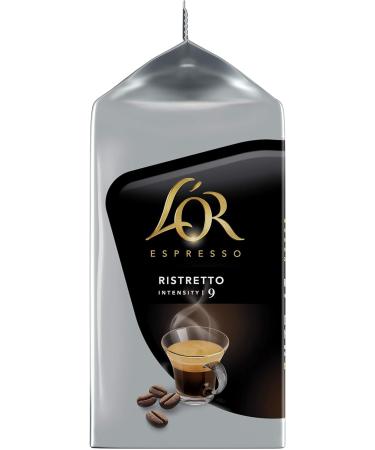 Tassimo 80 Dosettes Caf Espresso Ristretto L'OR Compatibles avec les machines TASSIMO 80 Caf s Cors et Puissant 5 packs de 16 dosettes ( L'emballage peut varier ) L'OR Ristretto 16 unit (Lot de 5) - Buy Online on GoSupps.com