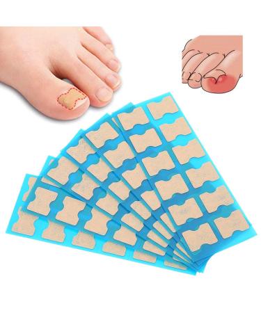 Toenail Corrector Patch Ingrown Toenail Corrector Toenail Correction Stickers Ingrown Toenail Correction Patch Foot Care Pedicure Sticker Toenail Treatment Tool for Foot Care (72 pieces)