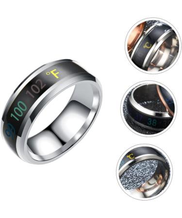 Galpada 3 pc Sensitive Couple Rings - Stainless Steel Promise Rings for Men | Aesthetic Jewelry for Couples | 1.74x1.74cm | International Shipping - Buy Online on GoSupps.com