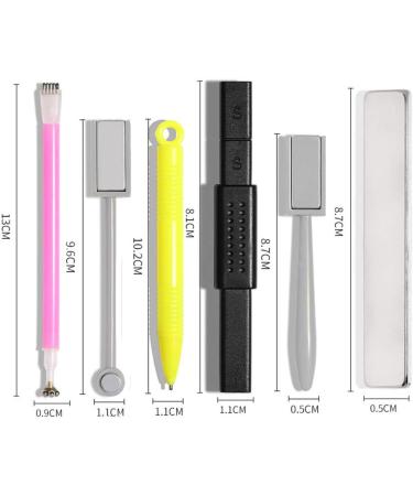 NiceMeet 6 Pcs Magnet Pen Nail Art Tool for 3D Cat Eye Effect - Manicure UV Gel Polish DIY Accessory - Buy Online on GoSupps.com