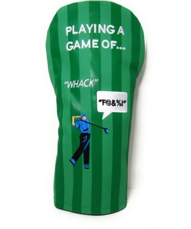 Golf Club Cover/Golf Club Driver/Playing A Game of... Whack F&%!/Fairway Wood/Hybrid/Funny Golf Club Cover/Golf Gift
