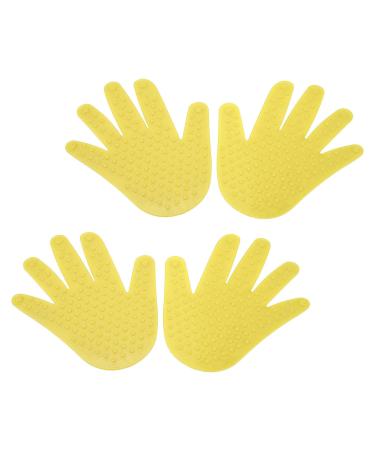 DKaony Handprint Marker Hand Shape Marker Good Toughness Light Weight 2 Pairs for Adult Muscle Training Yellow