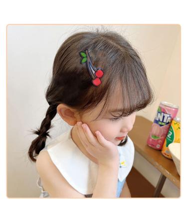 11 Pcs Fruit & Vegetable Hair Clips for Girls - Cute Hair Accessories - Buy Online on GoSupps.com