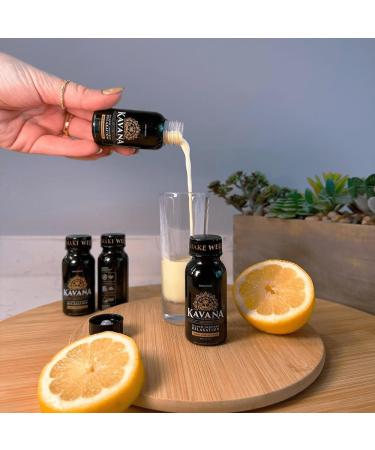 Kavana Kava Shots - Made in USA 4X Concentrated Non-Alcoholic Drinks & Sugar-Free Kava Root Drink Plant-Based Alternative with Natural Citrus Flavor Smooth Mocktails Botanical Spirit 1 Pack Single - Buy Online on GoSupps.com