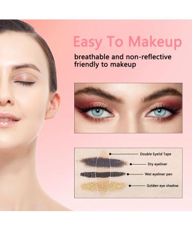 1800 Waterproof Eyelid Lifting Stripes - Invisible Slide Tapes for All-Day Hold | Eyelid Adhesive Tape & Sticker with Fork Bar Tweaks - Buy Online on GoSupps.com