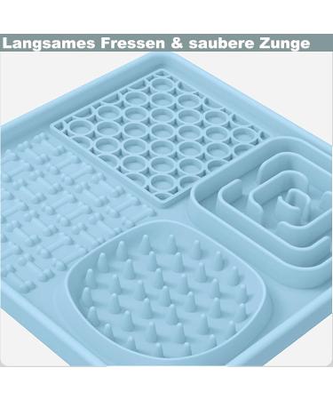 Buy Aodaliy Silicone Slip Mat for Dogs & Cats | BPA-Free Leak-Resistant Pet Mat - Ideal for Grooming & Bathing (Gray & Blue) - Buy Online on GoSupps.com