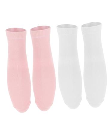 FRCOLOR Foot Moisturizing Socks 2 Pairs womens socks moisturizing socks cotton socks Miss Middle tube gel Feet Moisturizing Socks