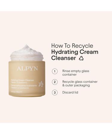 ALPYN Hydrating Cold Cream Cleanser with Vitamin C & Juneberry | Removes Dirt Oil & Makeup | Exfoliates Dryness for Soft & Smooth Skin | 3.9 oz / 115 ml - Buy Online on GoSupps.com