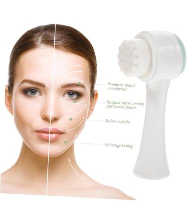 Beavorty 1pc Manual Facial Brush Facial Brush Skin Cleansing Facial Cleaning face Green medium - Buy Online on GoSupps.com