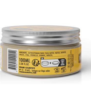 WAAM Cosmetics Yuzu Shea Butter nourishing care skin and hair with organic shea butter and natural vegan 100 ml - Buy Online on GoSupps.com
