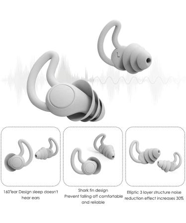 Macrohu Soft Silicone Earplugs for Sleep & Noise Reduction - Ideal for Light Sleepers Travelers & Hearing Protection - Buy Online on GoSupps.com