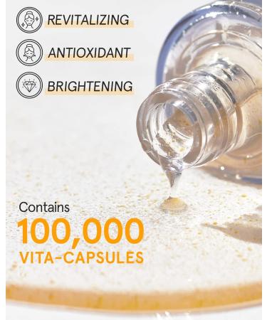 ATHE Vital C-Some Toning Capsule Toner - Vegan Vitamin C Essence with Hyaluronic Acid & Ceramide for Dry & Dull Skin | Moisturizing & Tone Improvement - Buy Online on GoSupps.com